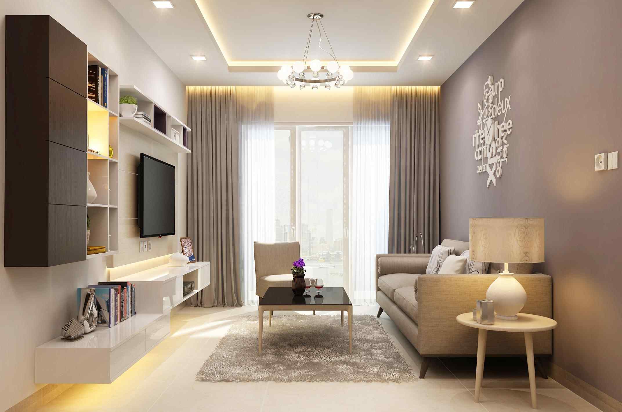 11 cách trang trí phòng khách hiện đại 3 Khi chọn vải cho các vật dụng nội thất trong phòng khách, bạn hãy tìm một chất liệu vải pha trộn giữa tự nhiên và nhân tạo